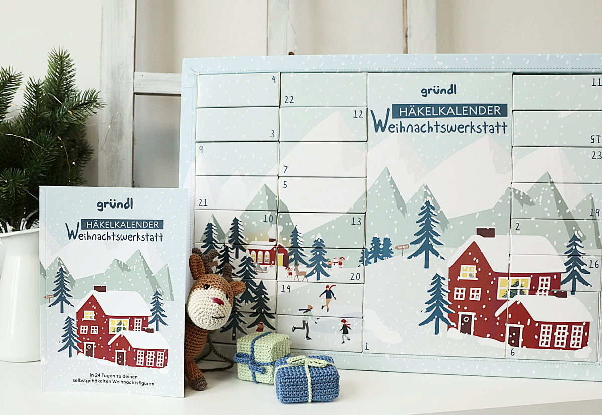 Adventskalender zum Häkeln – in 24 Tagen deine eigene Weihnachtswerkstatt häkeln