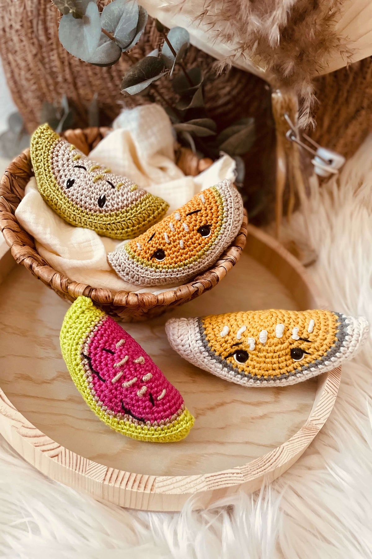 Amigurumi Melonen Carla und Marta
