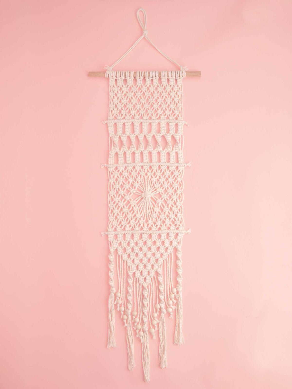 Wandbehang mit Perlen
