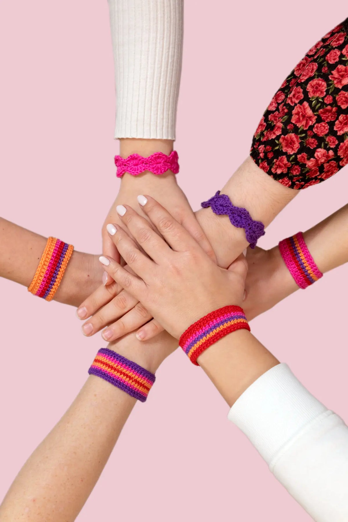 Anleitung verschiedene Armbänder gehäkelt