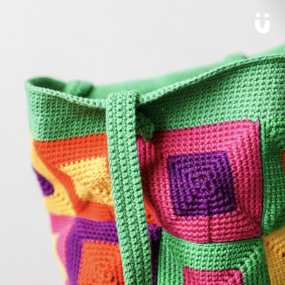Kit de crochet Sac Granny Square
