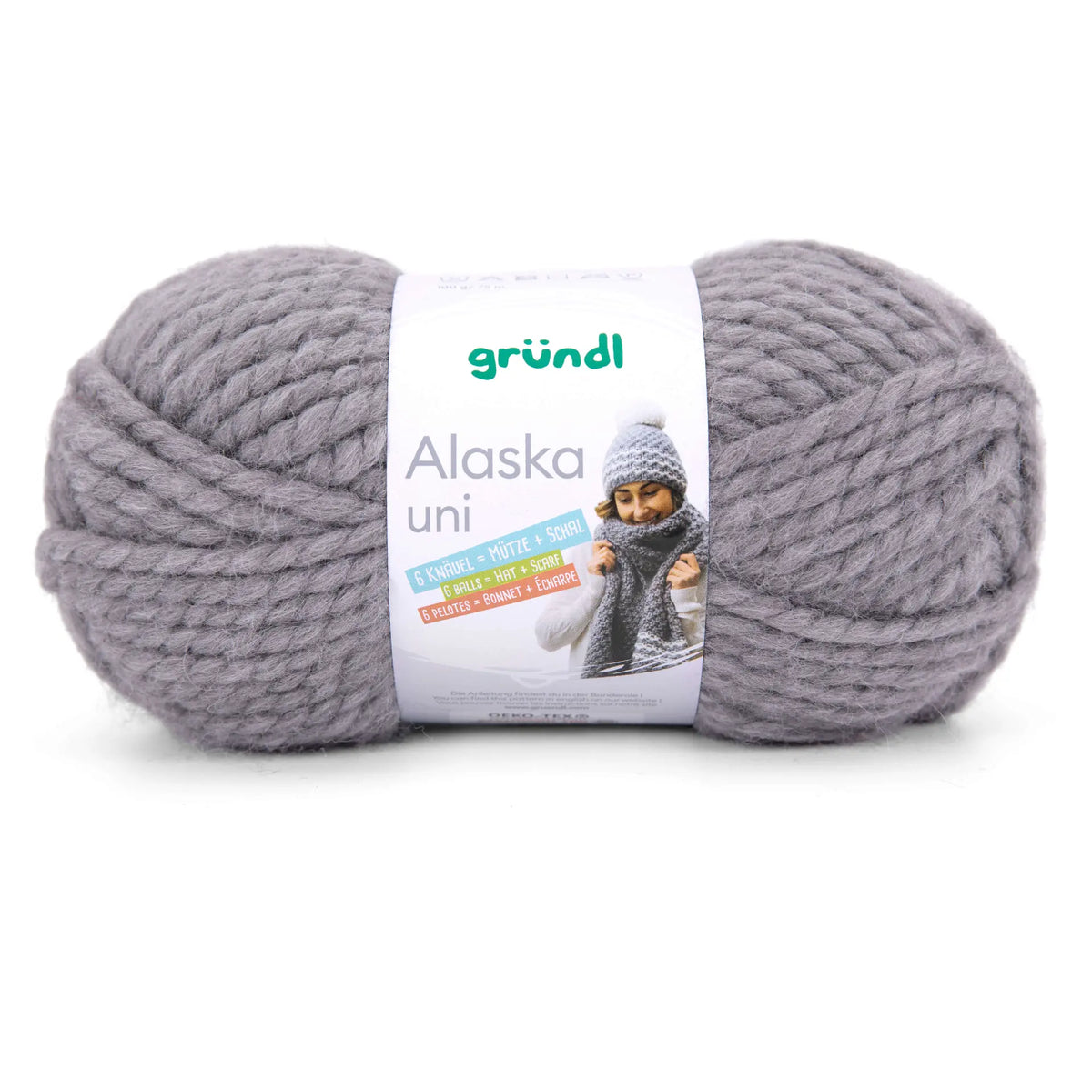 Strickset Mütze und Schal im Perlmuster