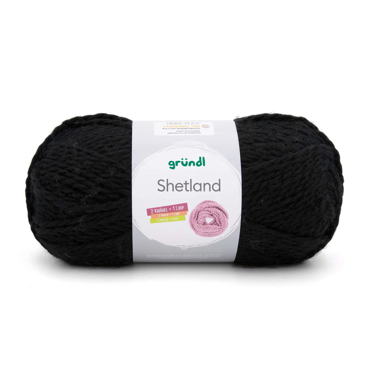 Knitting set striped sweater