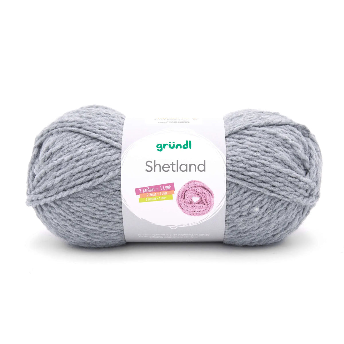 Knitting set striped sweater