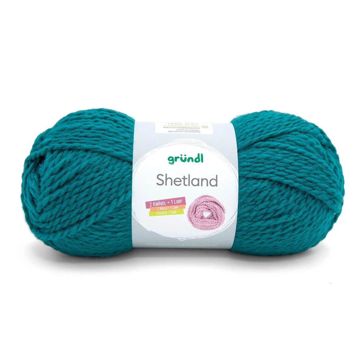 Knitting set striped sweater
