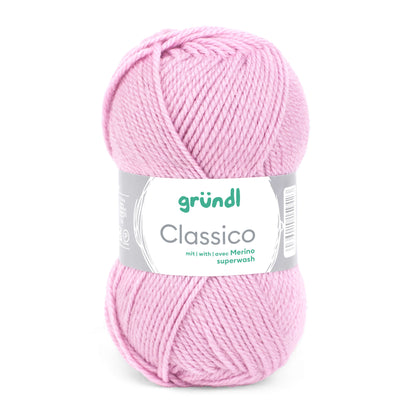 Knitting set for a sweater in an openwork pattern