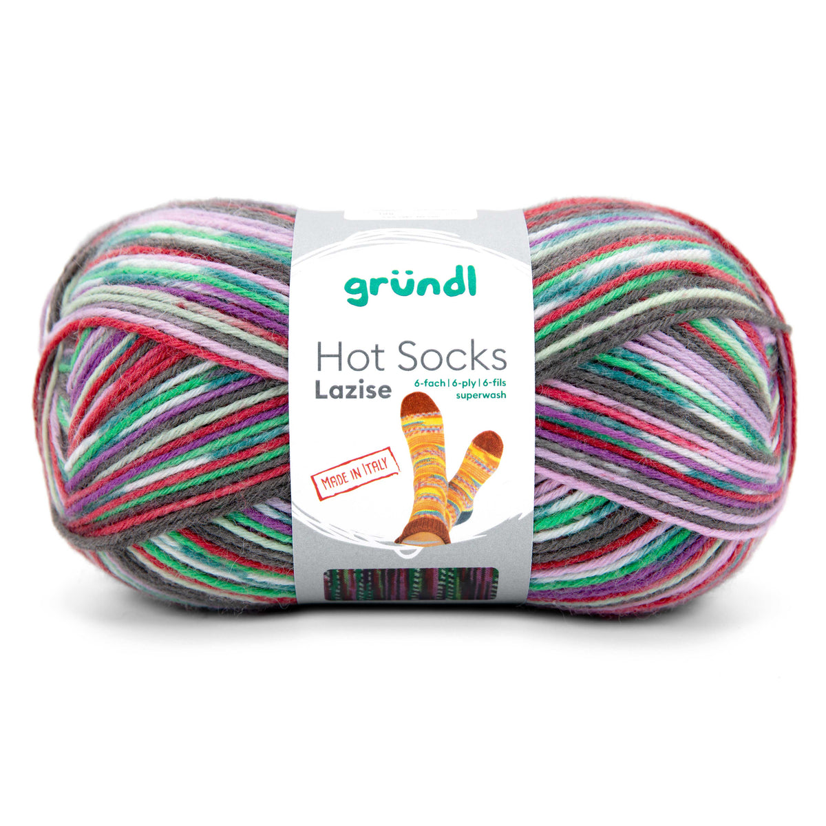Hot Socks Lazise, 6-fach