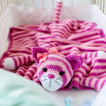 Häkelset Babydecke Katze