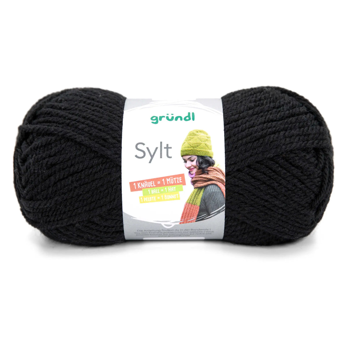 Kit tricot écharpe point mousse pour débutant.e.s avec franges aux couleurs d'automne