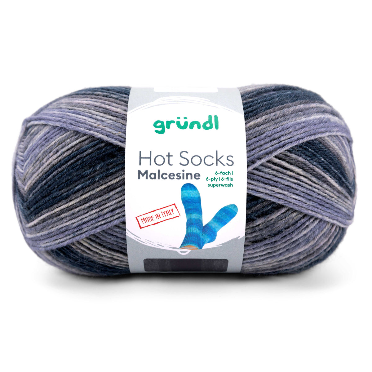 Hot Socks Malcesine, 6-fach