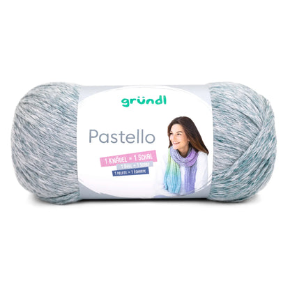 Knitting kit V-neck sweater made from Gründl Pastello