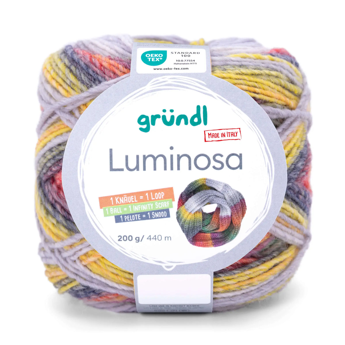 Knitting Kit Luminosa Cardigan with Gradient Top-Down