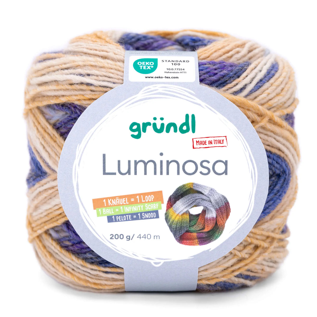 Knitting Kit Luminosa Cardigan with Gradient Top-Down