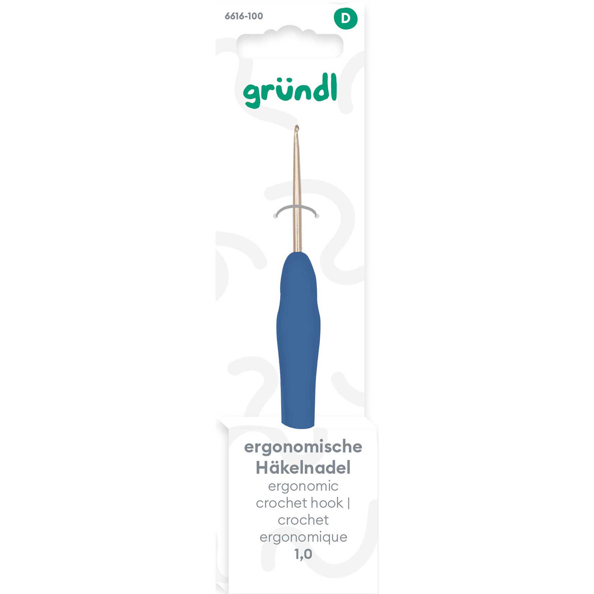 Ergonomische Häkelnadel