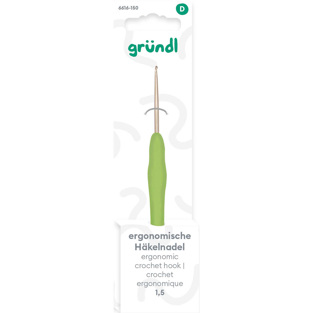 Ergonomische Häkelnadel