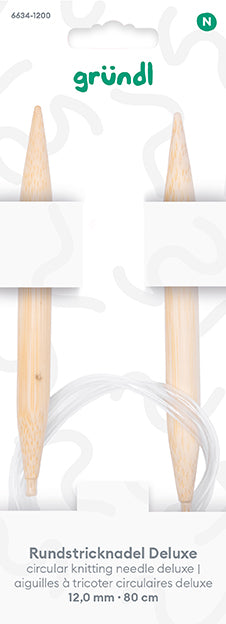 Rundstricknadel Deluxe, 80 cm