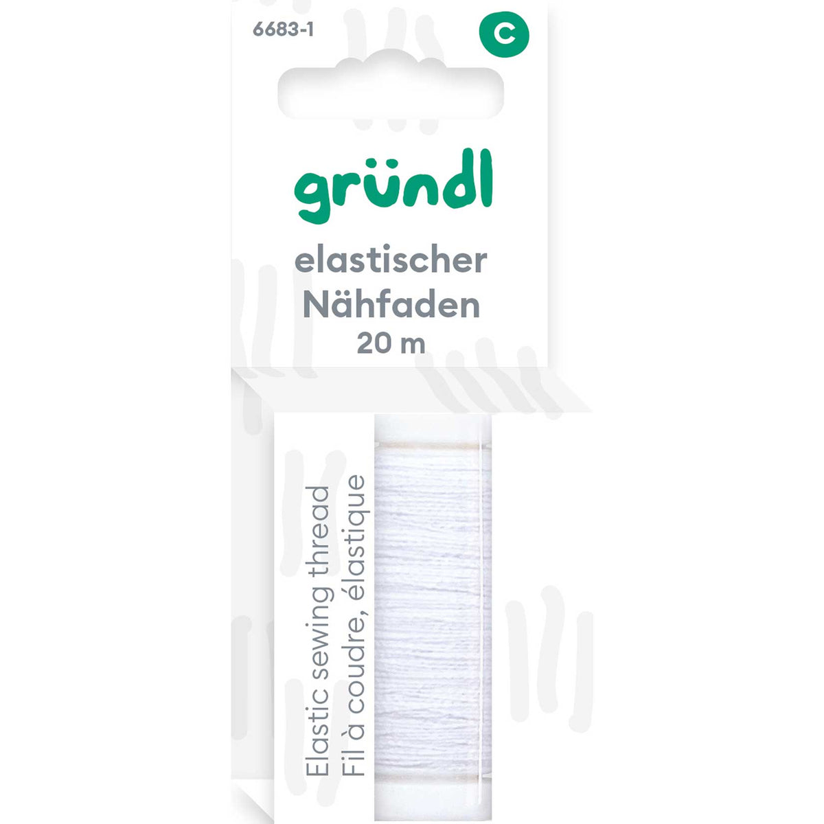 Elastischer Nähfaden, 20 m