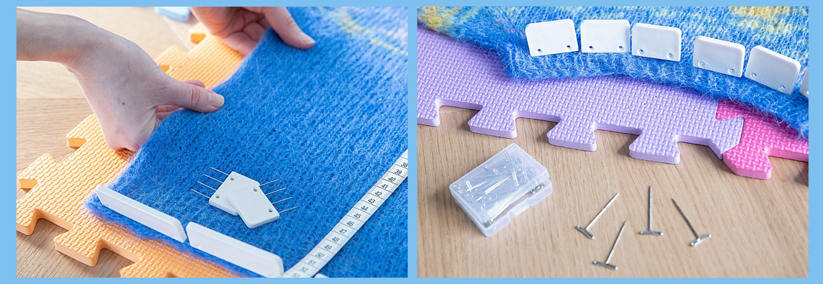 Strickstücke spannen – warum Blocken der geheime Feinschliff ist