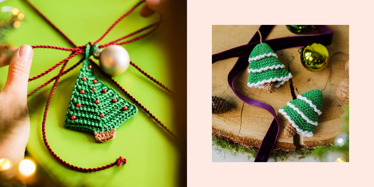 Christmas gift wrapping: Crochet gift tags & free downloads