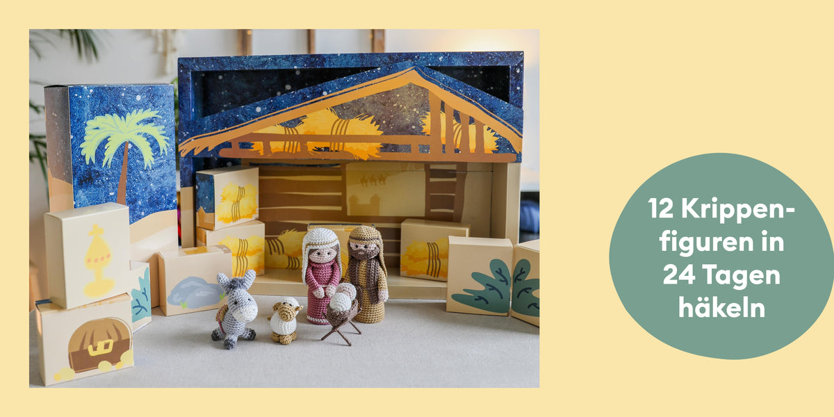 Crochet Advent calendar – crochet your own nativity scene in 24 days