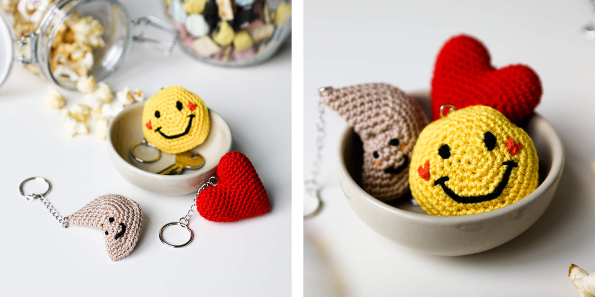 Häkeln für den Kaufmannsladen: Amigurumi Früchte für die Kinderküche