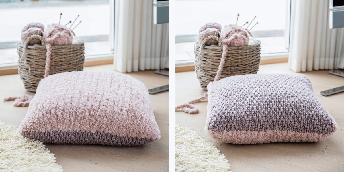 Confortables et douillets : de jolis coussins à crocheter et à tricoter