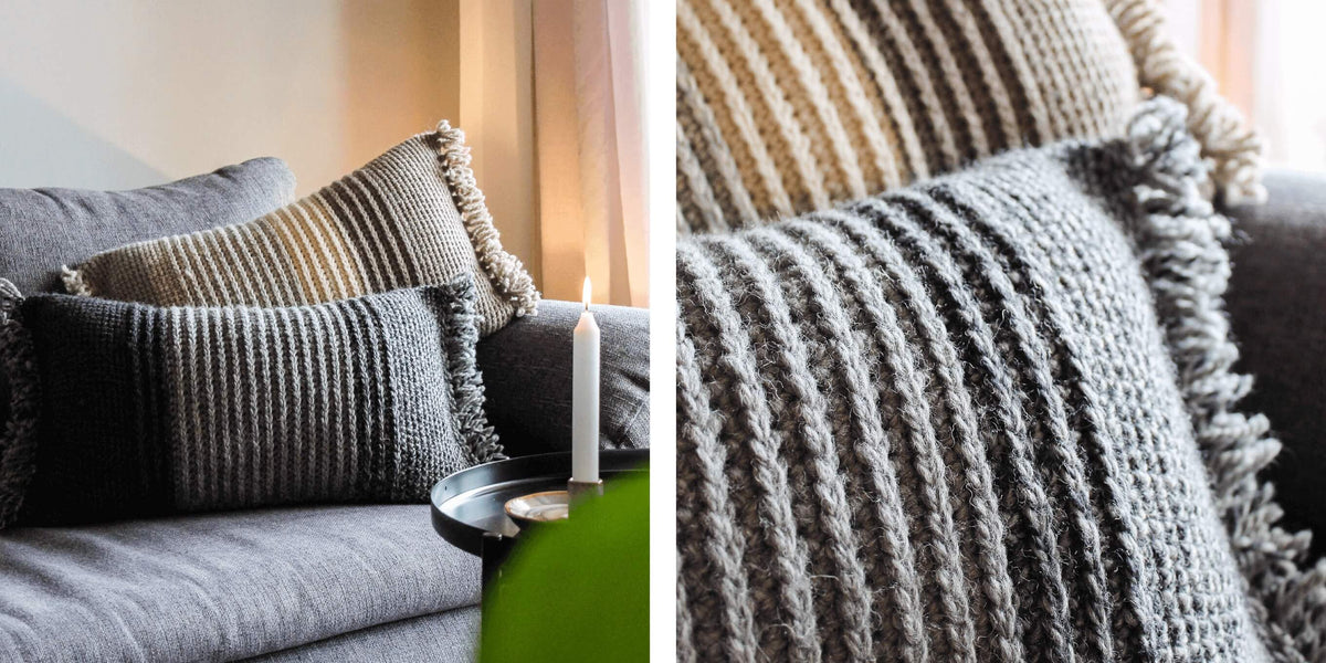 Confortables et douillets : de jolis coussins à crocheter et à tricoter