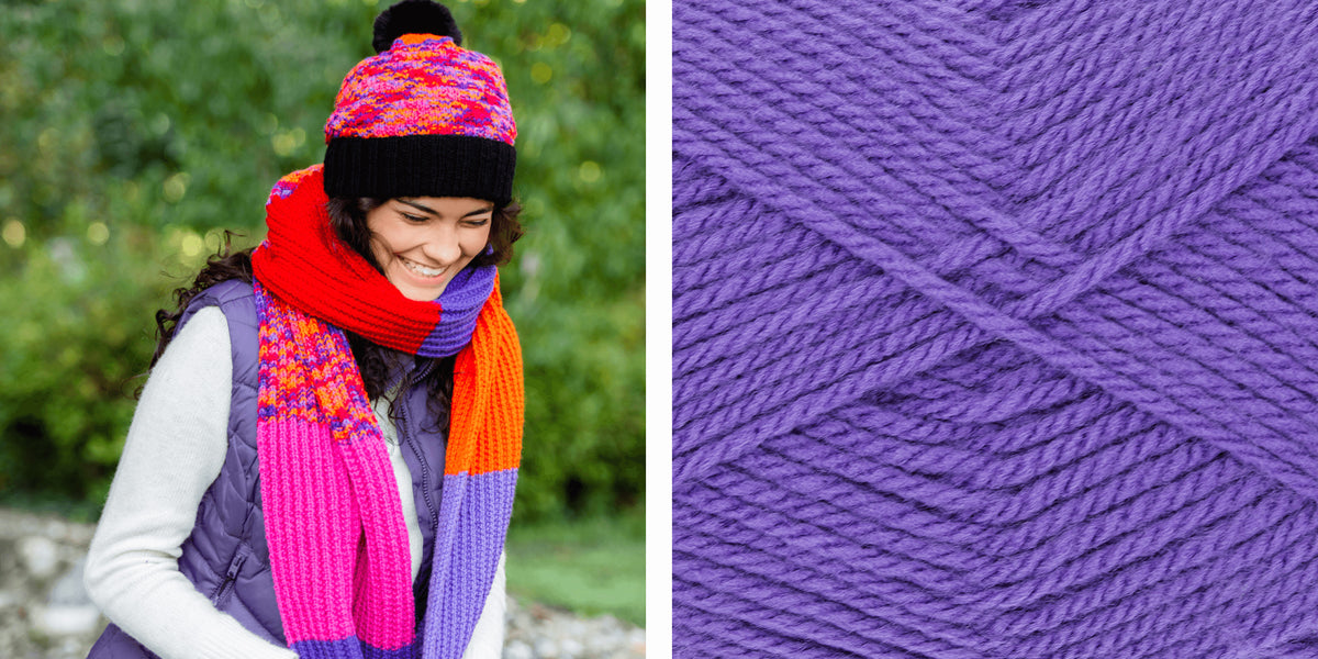 Le printemps sera haut en couleurs – Tricot et crochet dans la couleur tendance de l'année 2022