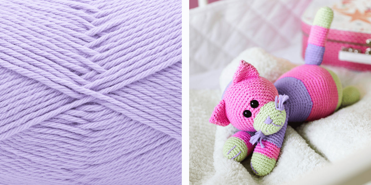 Le printemps sera haut en couleurs – Tricot et crochet dans la couleur tendance de l'année 2022