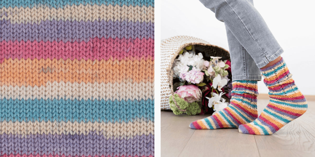 Le printemps sera haut en couleurs – Tricot et crochet dans la couleur tendance de l'année 2022