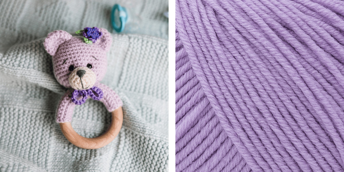 Le printemps sera haut en couleurs – Tricot et crochet dans la couleur tendance de l'année 2022