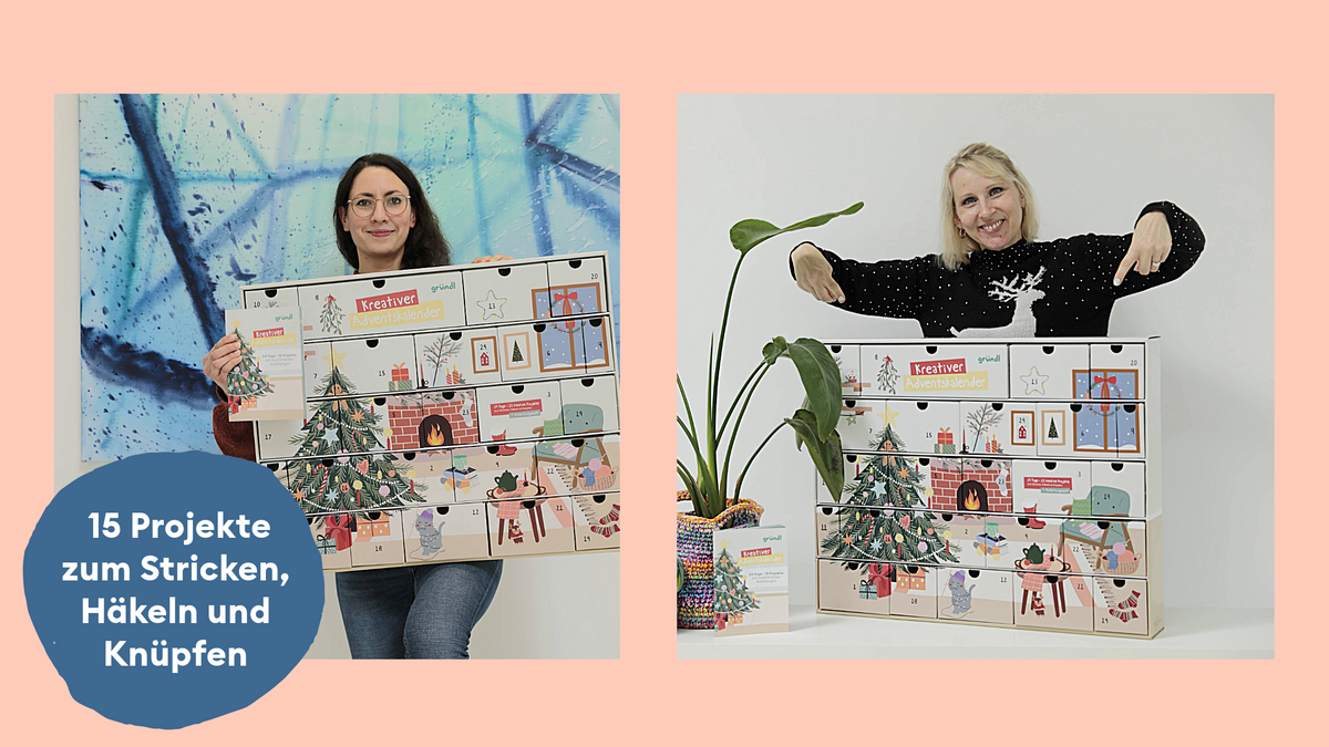 Kreativer Adventskalender mit Wolle 2024