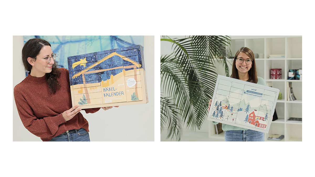 Kreativer Adventskalender mit Wolle 2024
