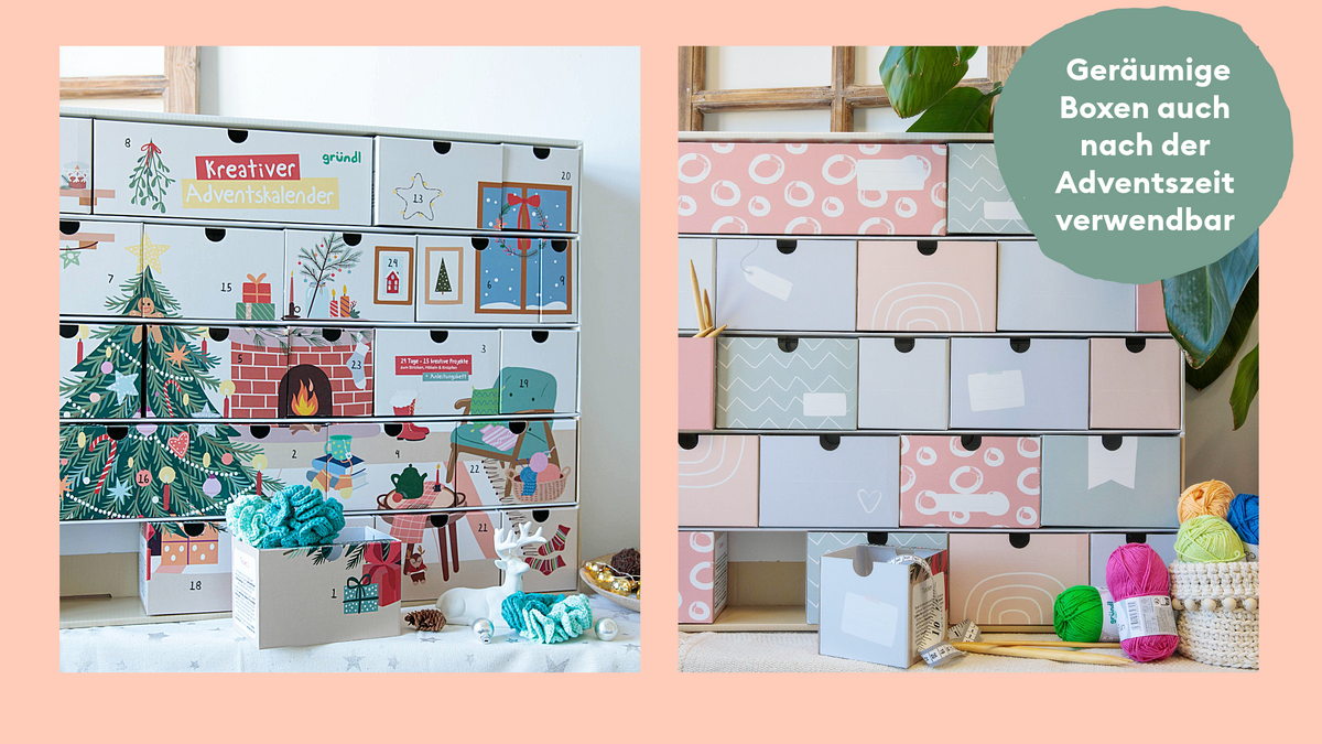 Kreativer Adventskalender mit Wolle 2024