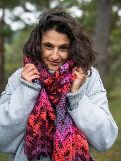 Crochet Kit Sunrise Scarf