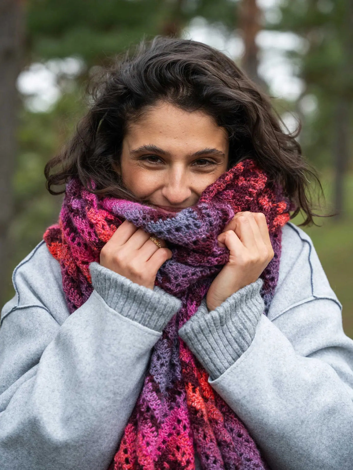 Crochet Kit Sunrise Scarf