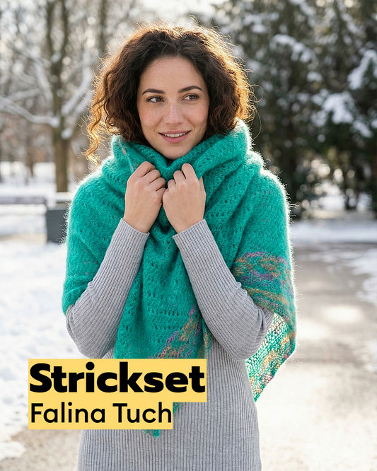Strickset Dreieckstuch Falina