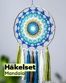 Häkelset Traumfänger mit Mandala