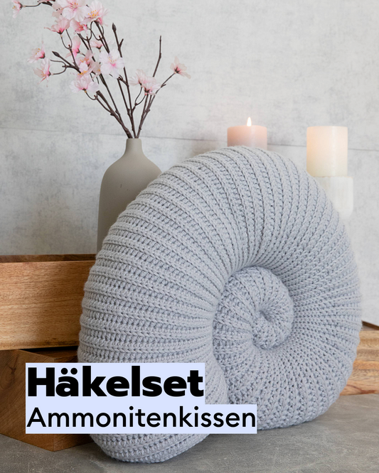 Crochet Kit Ammonite Pillow