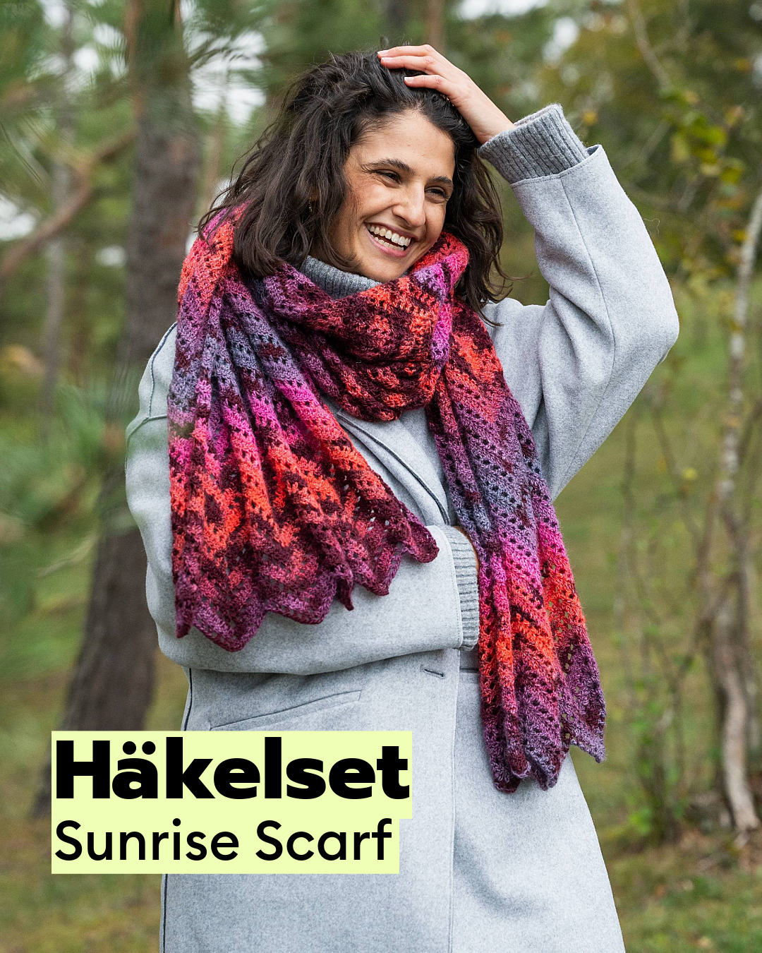 Crochet Kit Sunrise Scarf