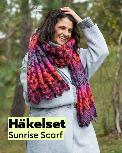 Crochet Kit Sunrise Scarf