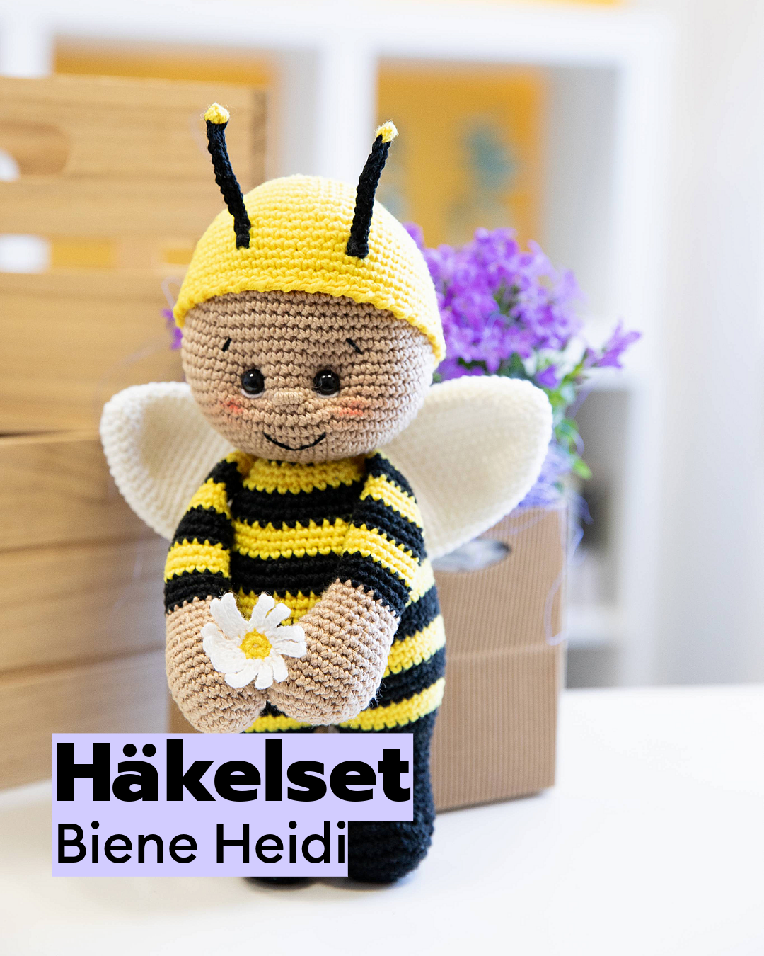 Kit de crochet Abeille Heidi