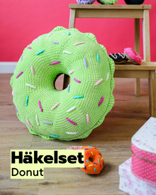 Häkelset Donutkissen