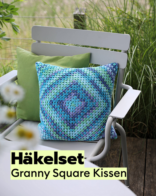 Häkelset Granny Square Kissen