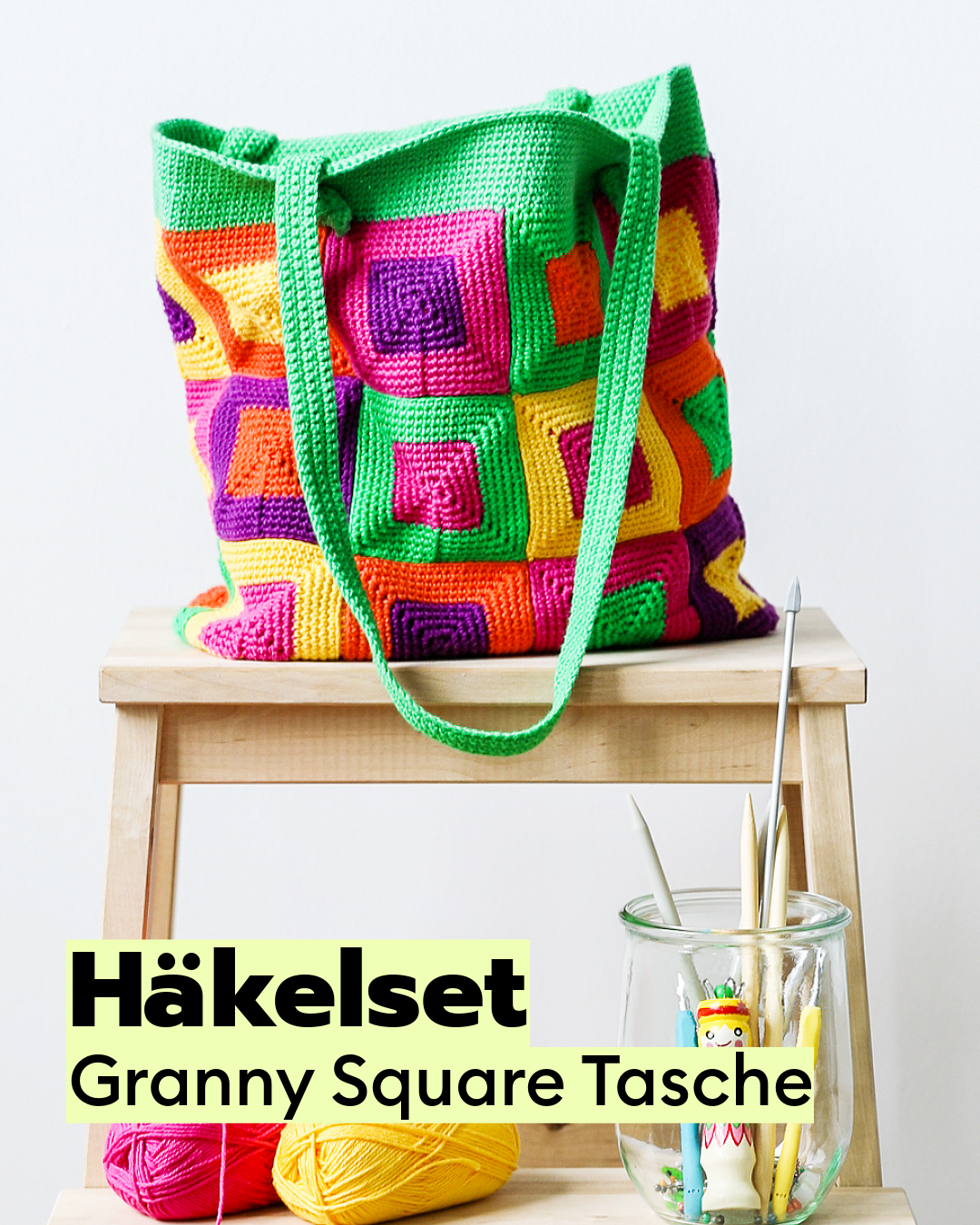 Kit de crochet Sac Granny Square