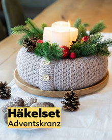 Häkelset Adventskranz