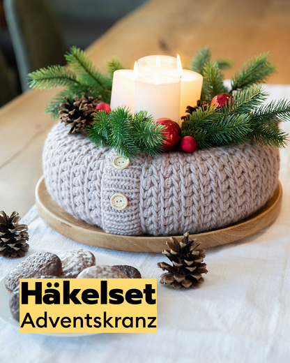 Häkelset Adventskranz