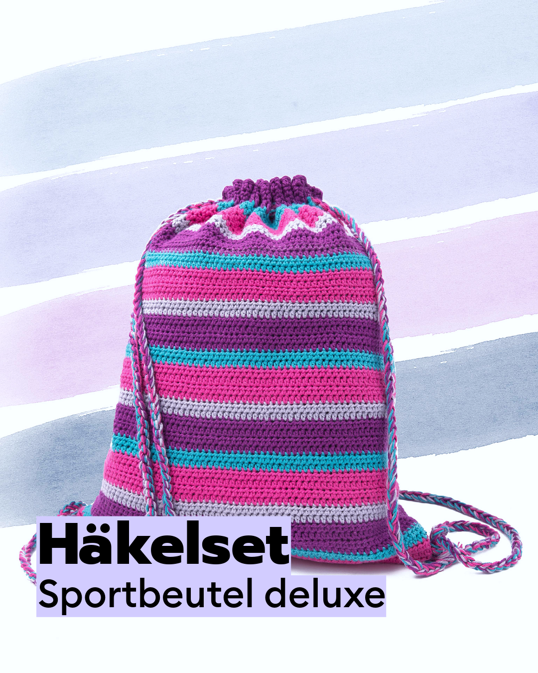 Crochet kit for a deluxe sports bag