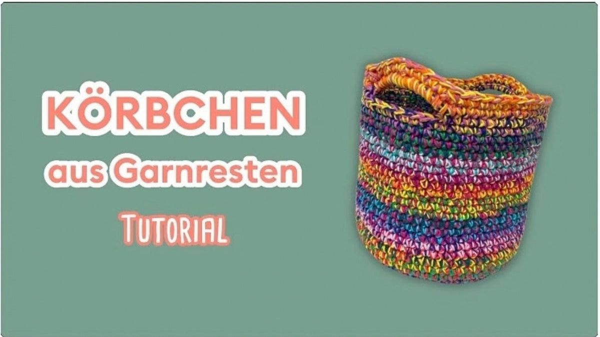 Körbchen aus Garnresten