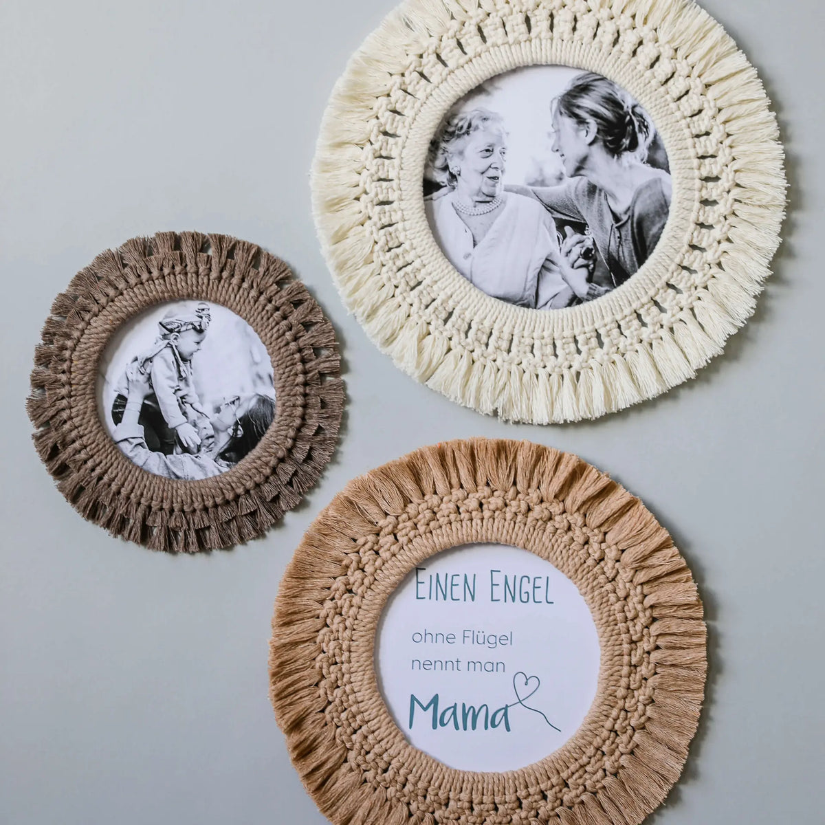 Macramé Set Picture Frames